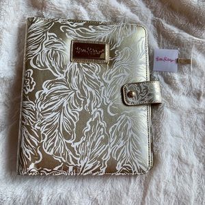 Lily Pulitzer Planner cover & pencil holder